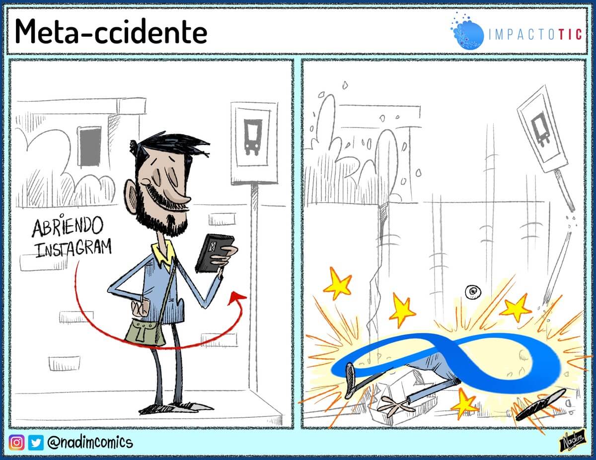 Meta-accidente [TICaricatura]