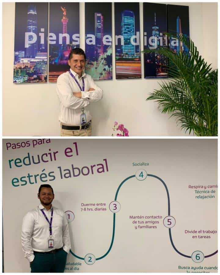 Empleados felices
